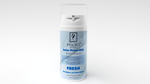 Acne-Prone skin shave serum cream | Fasoto Fresh