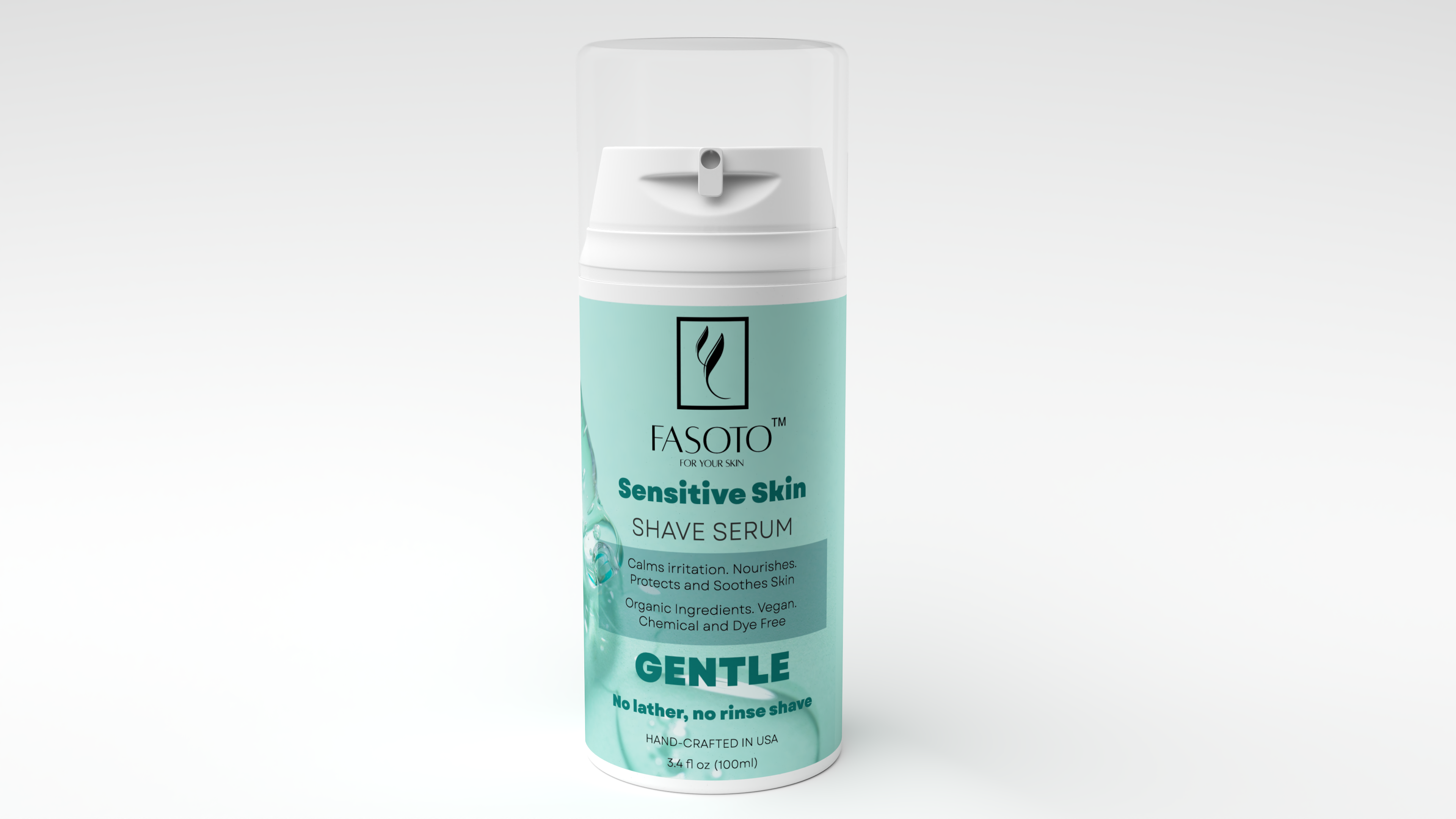 Fasoto Gentle Shave Serum for Sensitive Skin