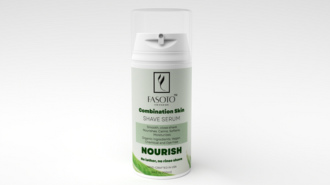 Combination skin shave serum cream | Fasoto Nourish