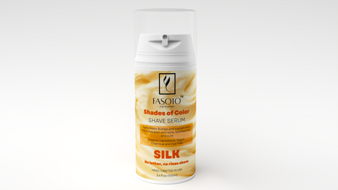 Razor bump shave serum cream | Fasoto Silk for Shades of Color For Men & Women